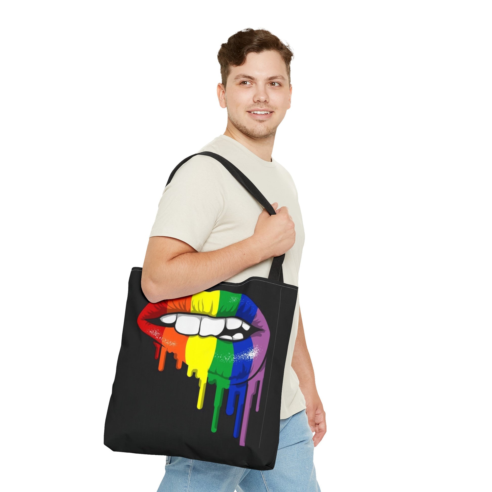 Juucie | "Rainbow Pride Lips" Tote Bag - Juucie