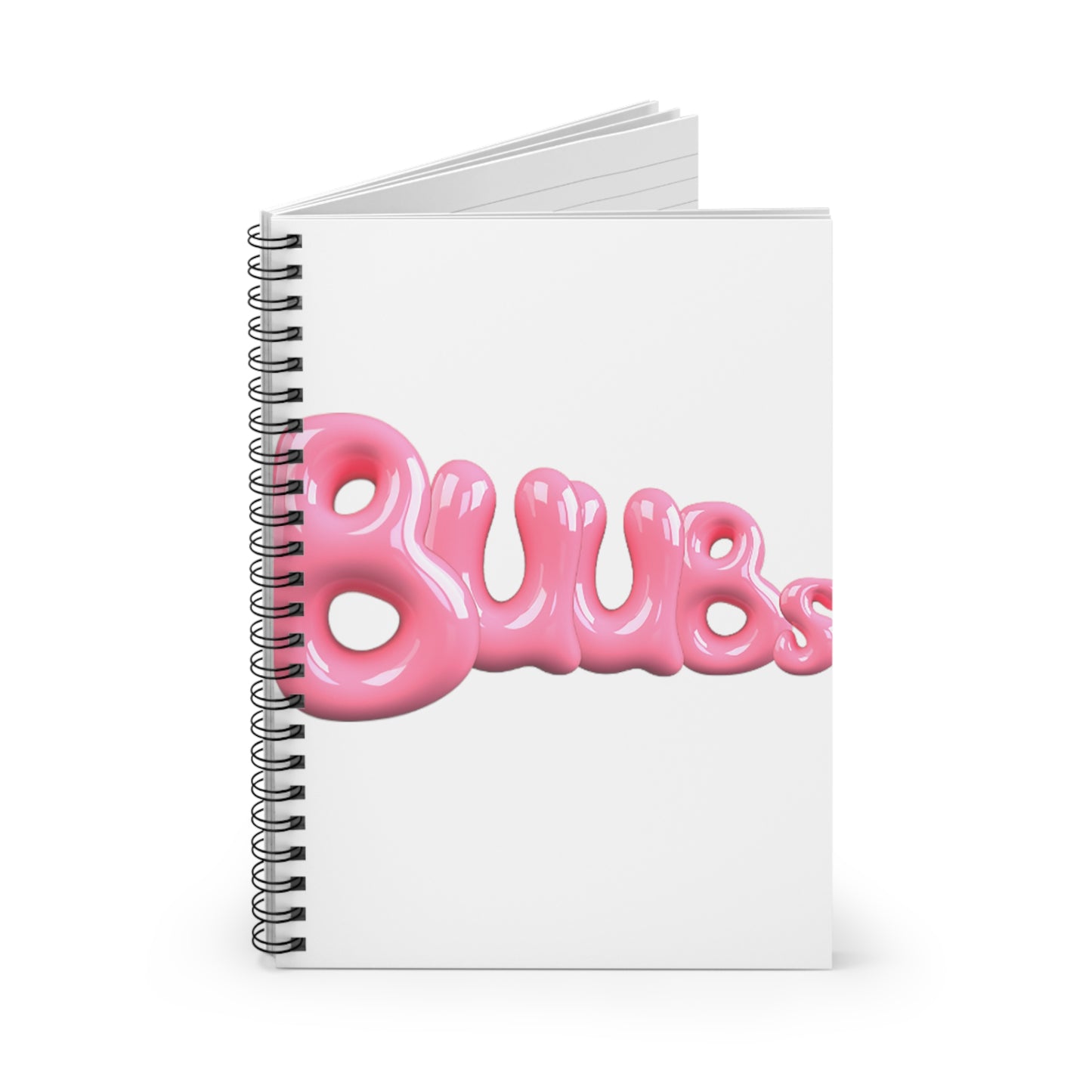 Juucie | "Buubs" Spiral Notebook - Ruled Line - Juucie