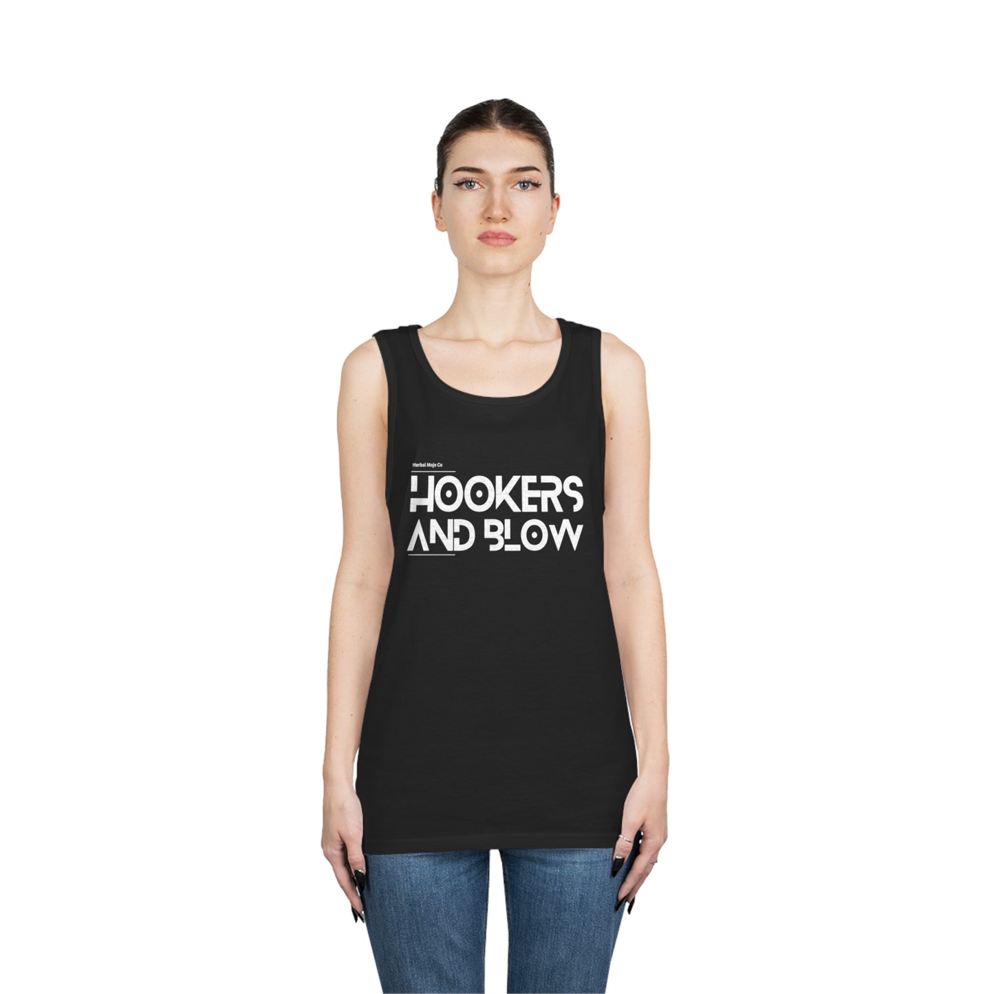 Juucie's Unisex Cotton Hookers and Blow Tank Top - Juucie