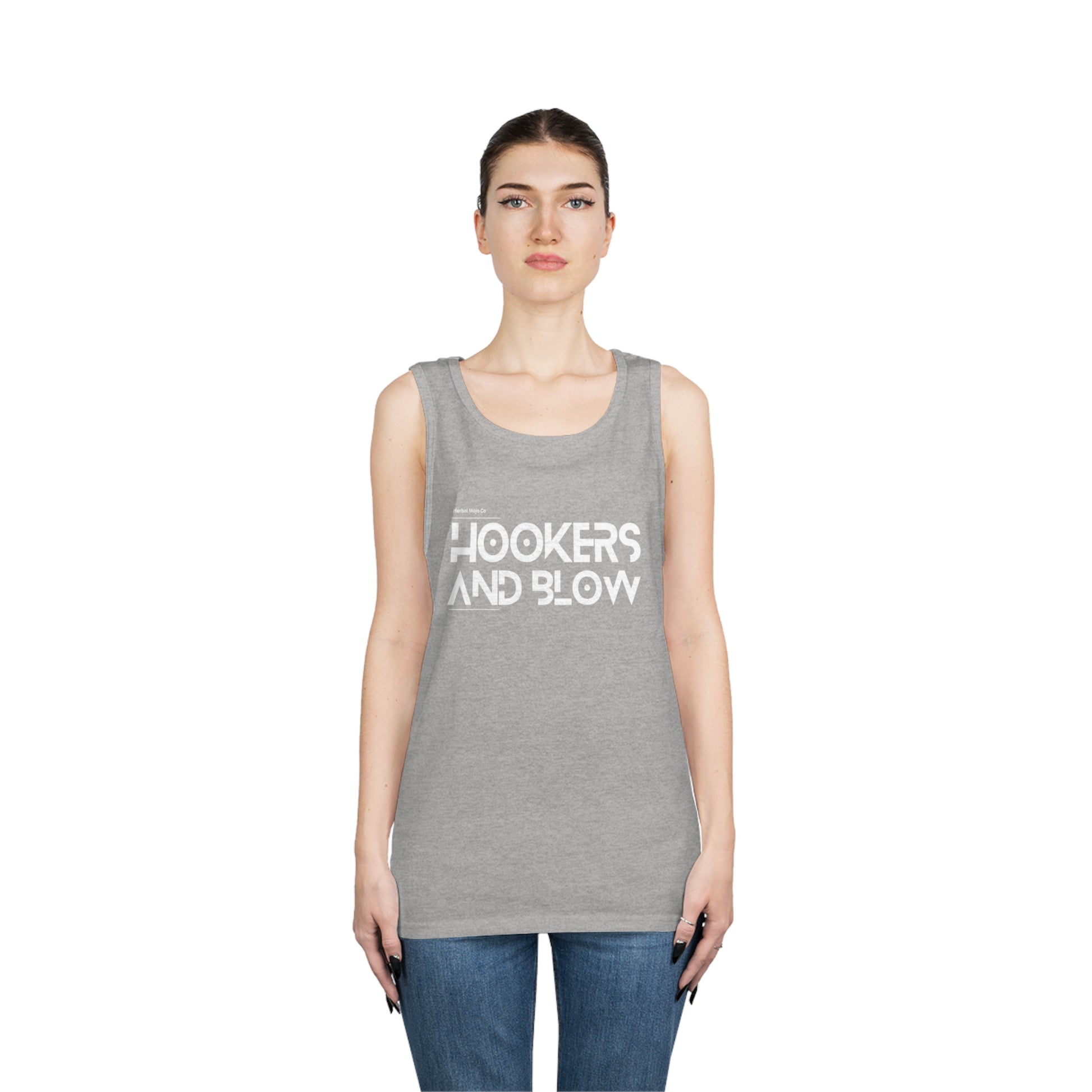 Juucie's Unisex Cotton Hookers and Blow Tank Top - Juucie