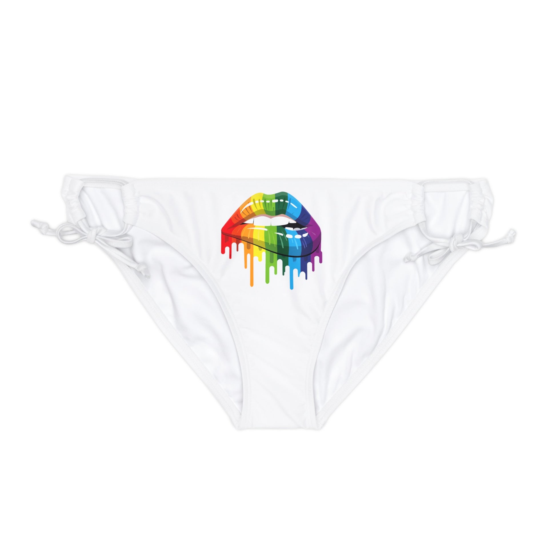 Juucie | "Rainbow Pride Lips" Bikini Bottom - Juucie